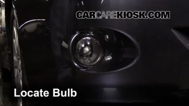 2011 Subaru Impreza 2.5i Premium 2.5L 4 Cyl. Wagon Éclairage Feu antibrouillard (remplacer l'ampoule)